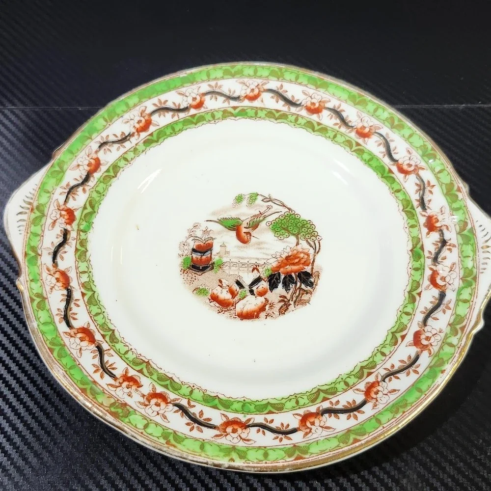 Antique Sampson Smith Cake Plate 